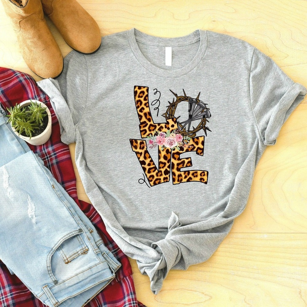 Leopard LOVE Flowers Faith Jesus Christ Christianity Christians